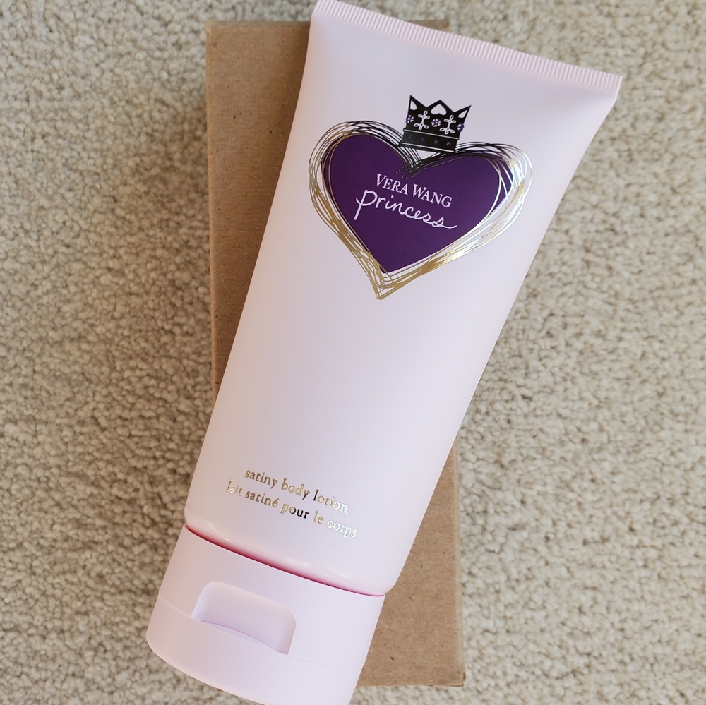 NEW AUTHENTIC VERA WANG PRINCESS SATINY BODY LOTION - Women's Fragrance Cream - Picture 2 of 3